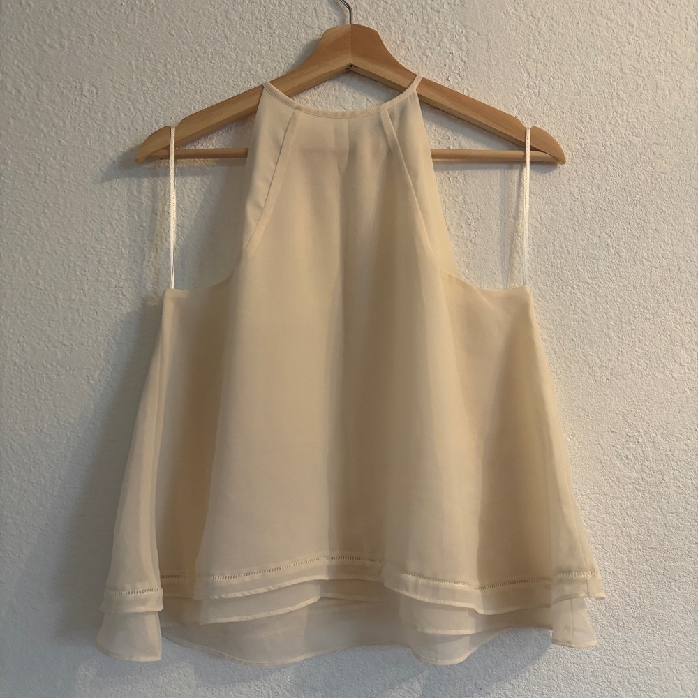 Zara halter neck sleeveless top